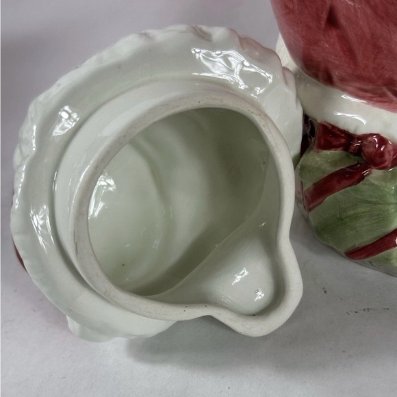 Vintage Santa Claus World Bazaars Inc Teapot Ceramic Teapot VTG Christmas Décor - Picture 2 of 6